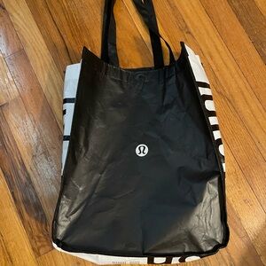 lululemon athletica Black and White Tote Bag